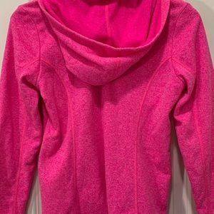 Hot pink fila zip up